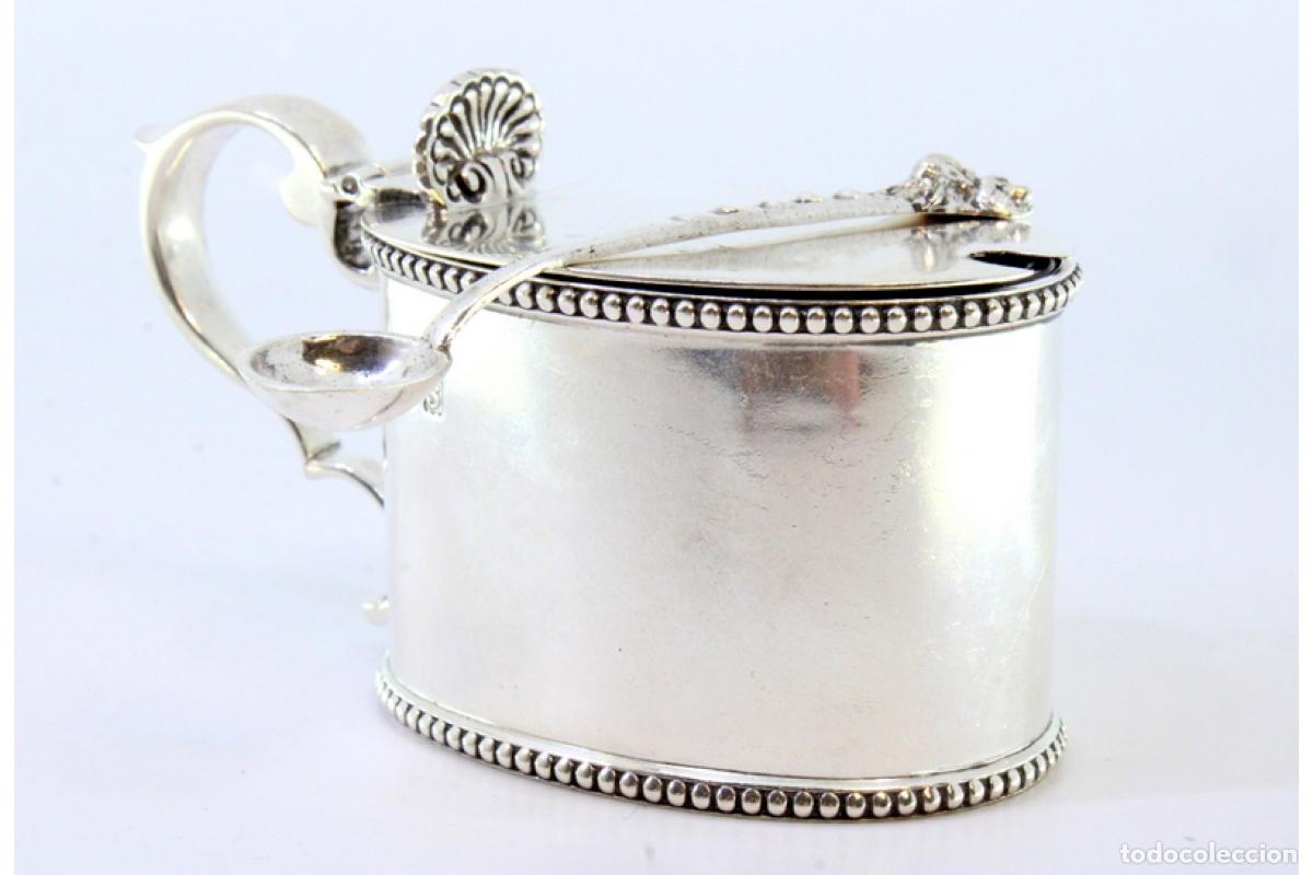 Antig&uuml;edades: azucarero de plata - Foto 6