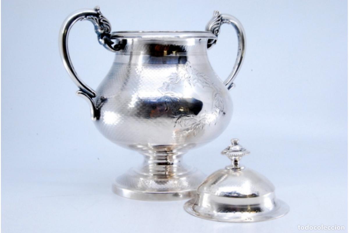 Antig&uuml;edades: azucarero de plata - Foto 7