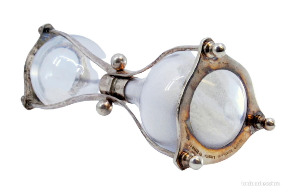 Antig&uuml;edades: Reloj de arena de plata - Foto 1