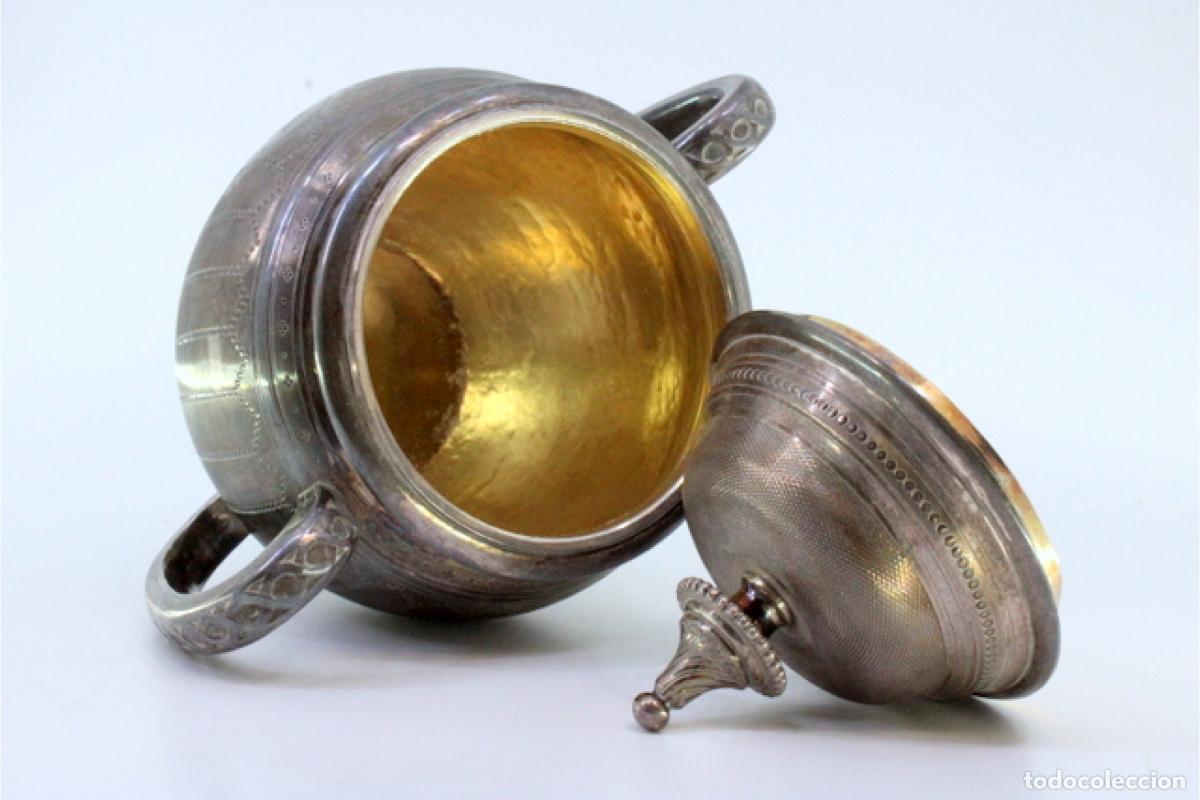Antig&uuml;edades: azucarero de plata - Foto 3