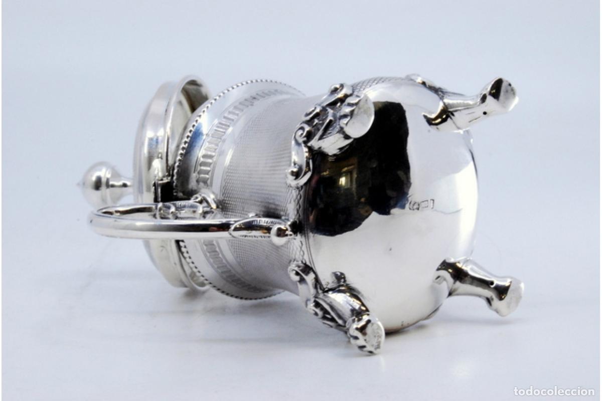 Antig&uuml;edades: azucarero de plata - Foto 7