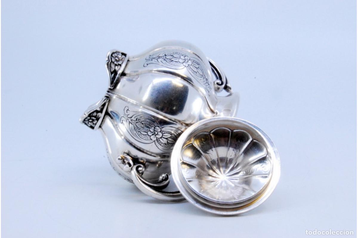 Antig&uuml;edades: azucarero de plata - Foto 3