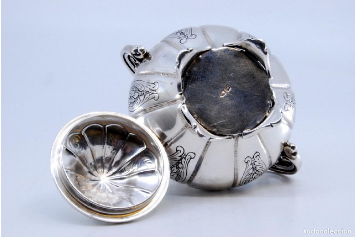 Antig&uuml;edades: azucarero de plata - Foto 4