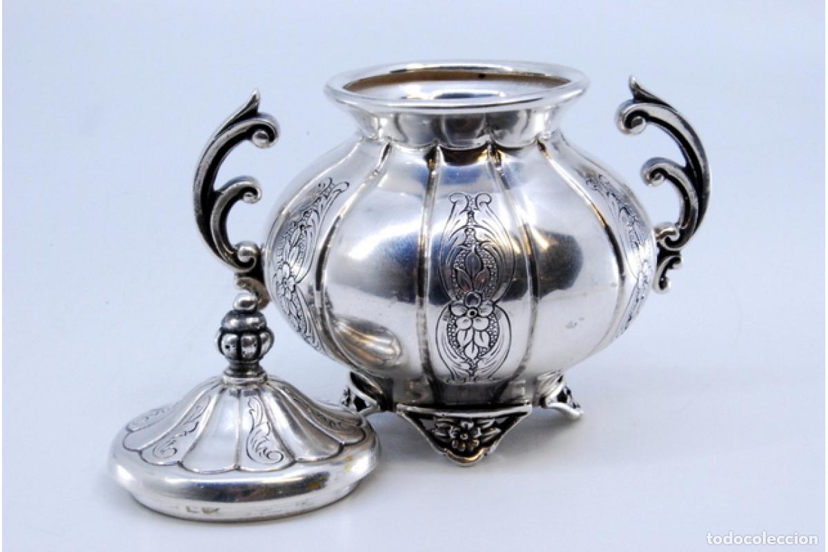Antig&uuml;edades: azucarero de plata - Foto 5