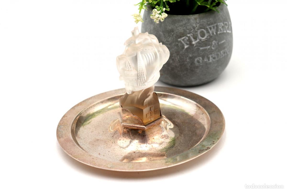 Antig&uuml;edades: Soporte para anillos de plata - Foto 4