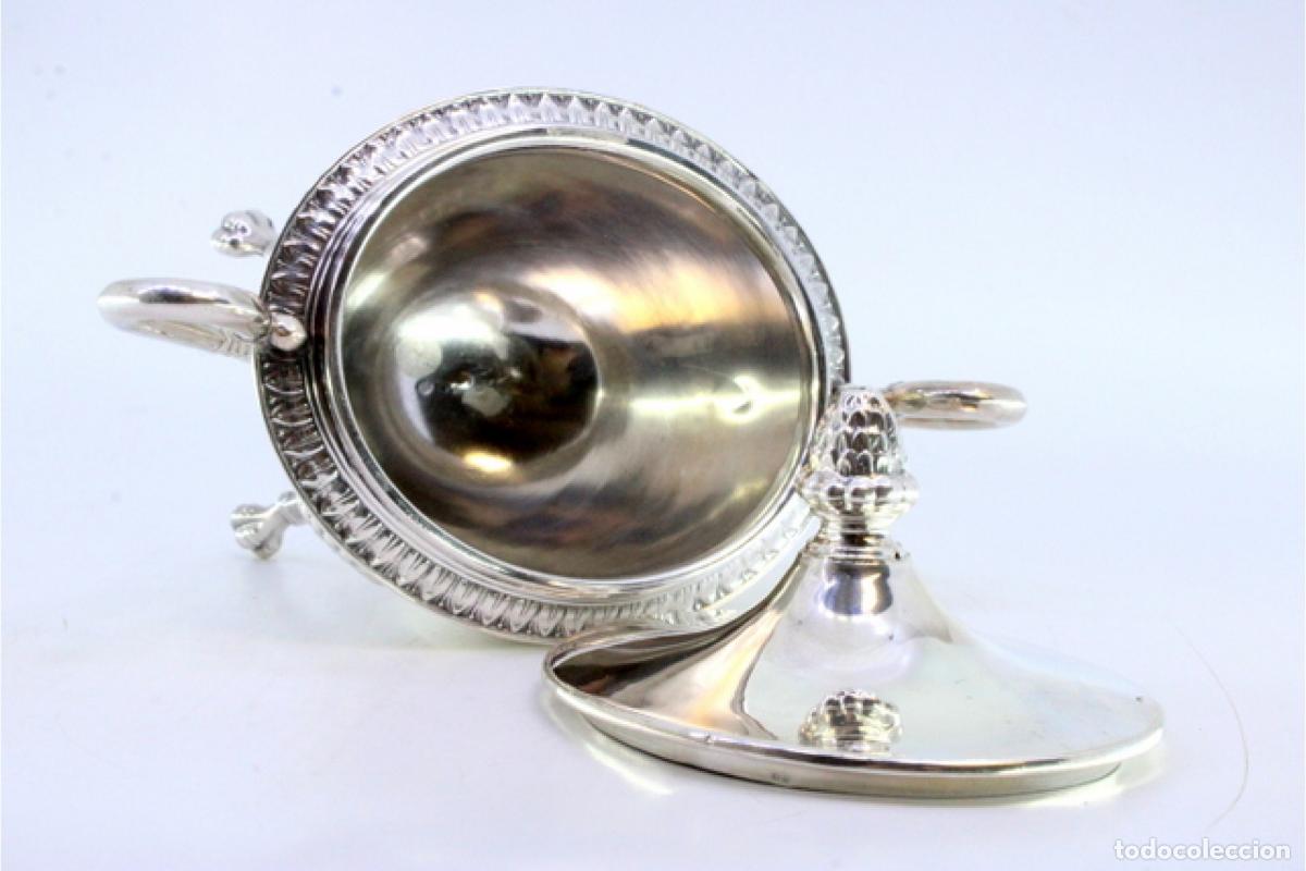 Antig&uuml;edades: azucarero de plata - Foto 2