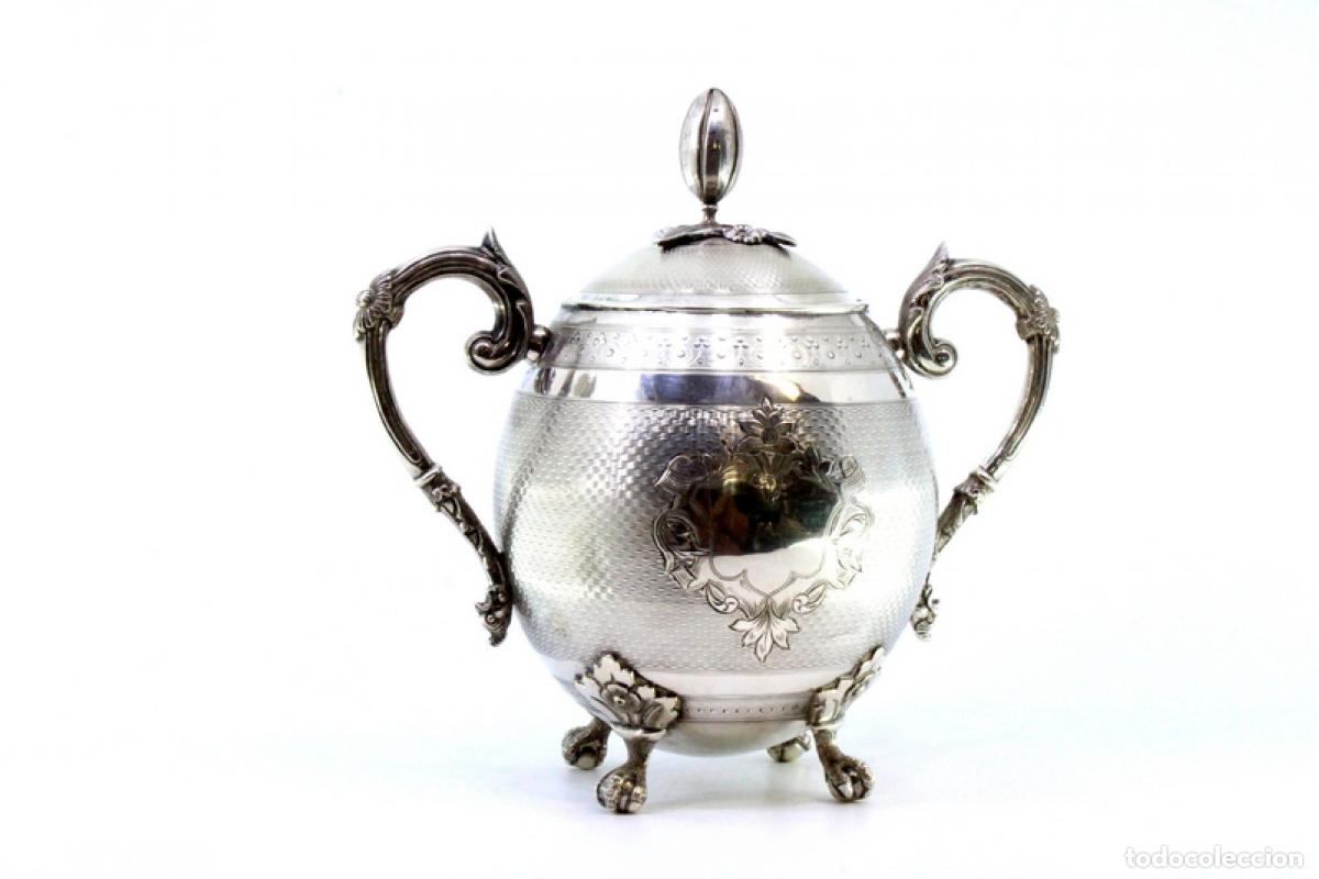 Antig&uuml;edades: azucarero de plata - Foto 2