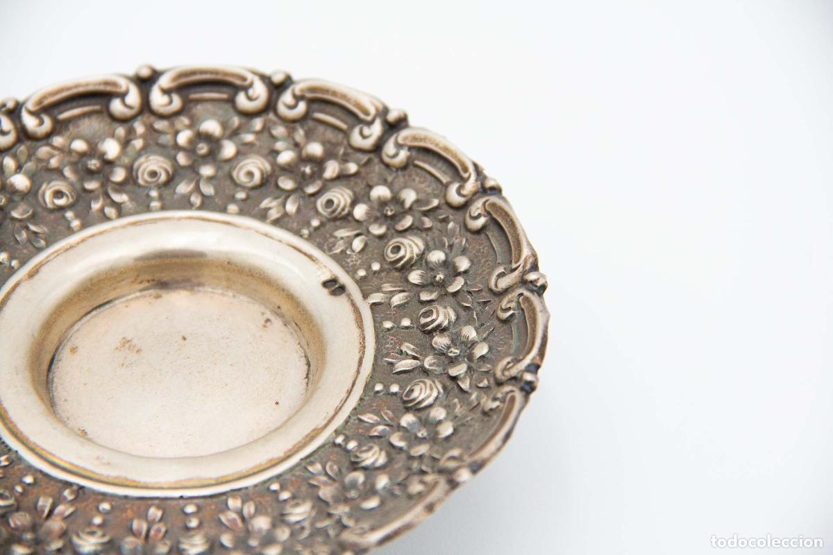 Antig&uuml;edades: Soporte para anillos de plata - Foto 2