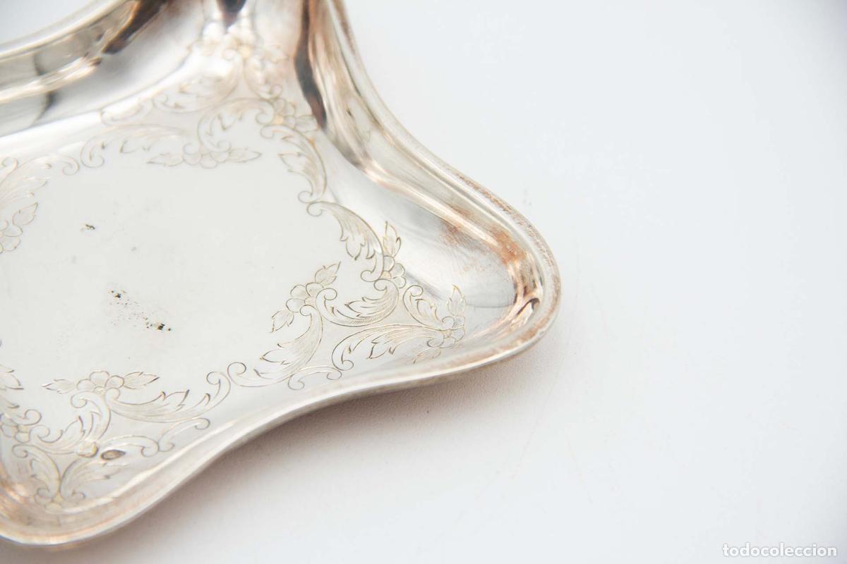 Antig&uuml;edades: Soporte para anillos de plata - Foto 2