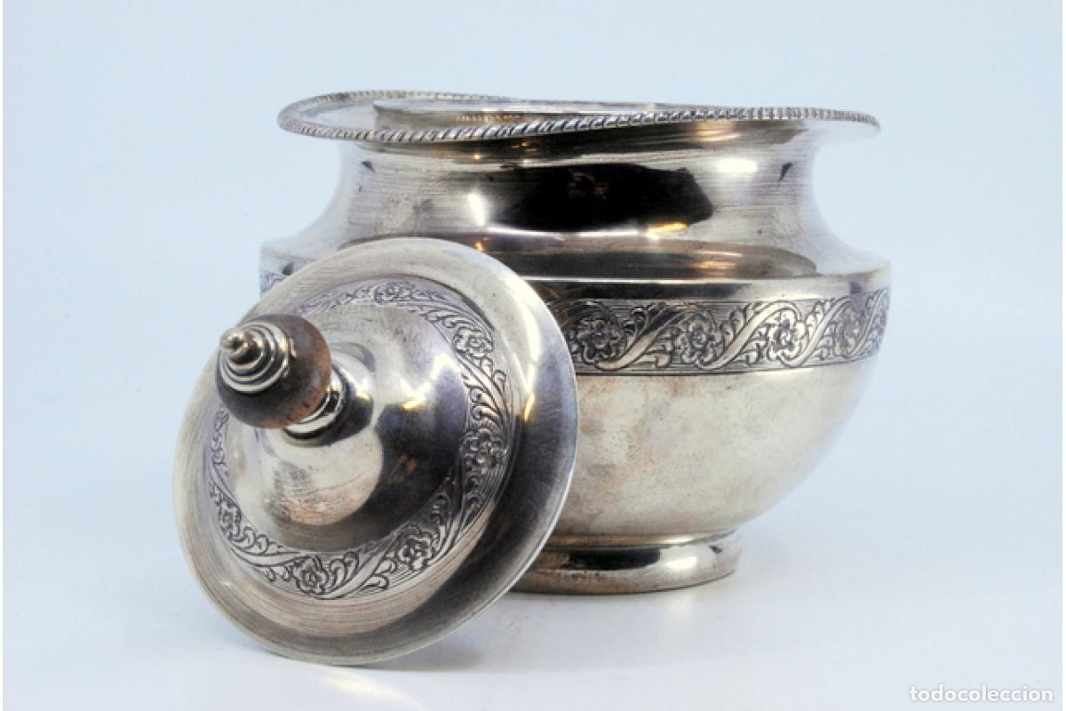 Antig&uuml;edades: azucarero de plata - Foto 4