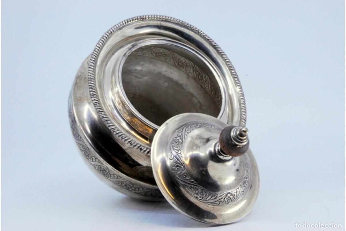 Antig&uuml;edades: azucarero de plata - Foto 5