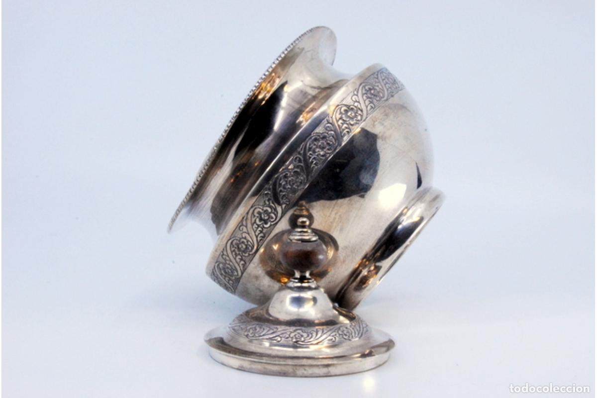 Antig&uuml;edades: azucarero de plata - Foto 6
