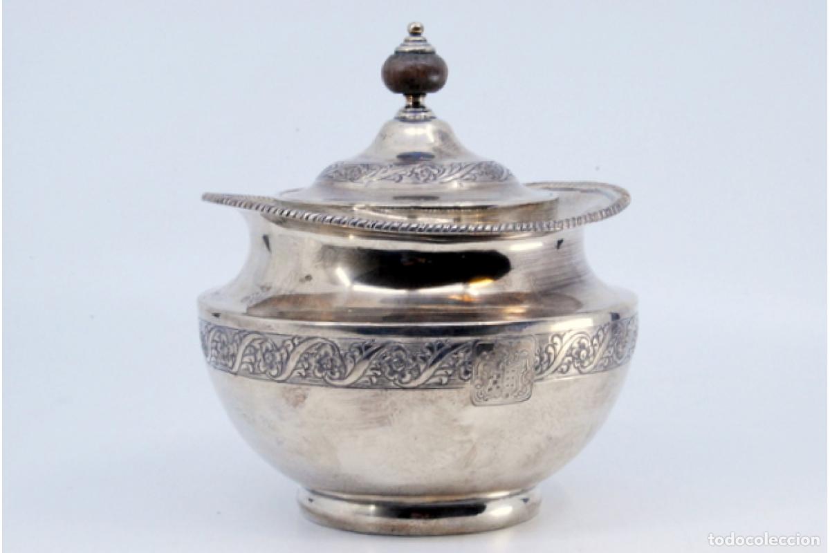 Antig&uuml;edades: azucarero de plata - Foto 7