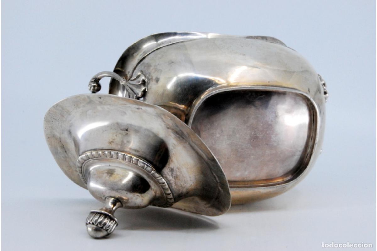 Antig&uuml;edades: azucarero de plata - Foto 3
