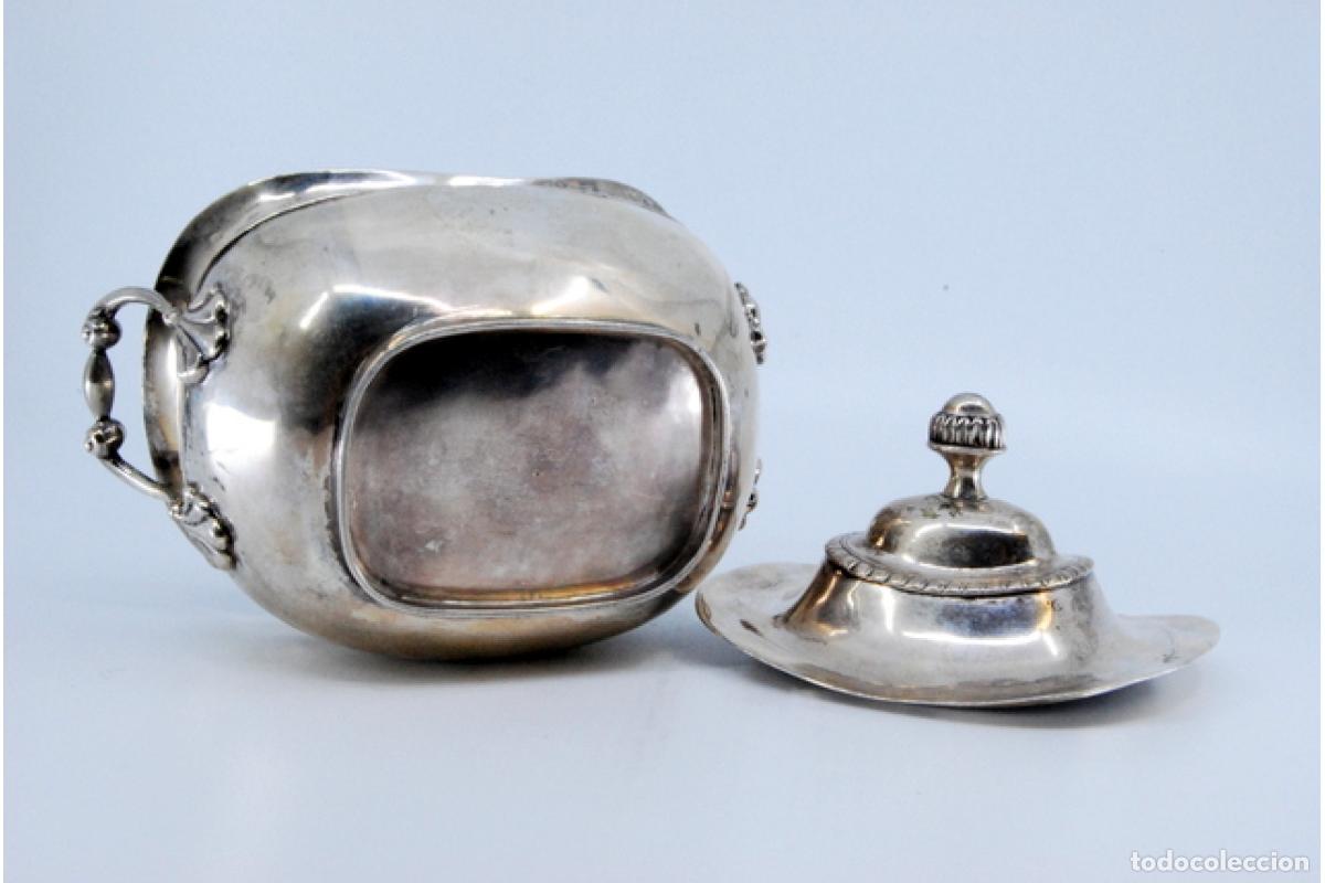 Antig&uuml;edades: azucarero de plata - Foto 5