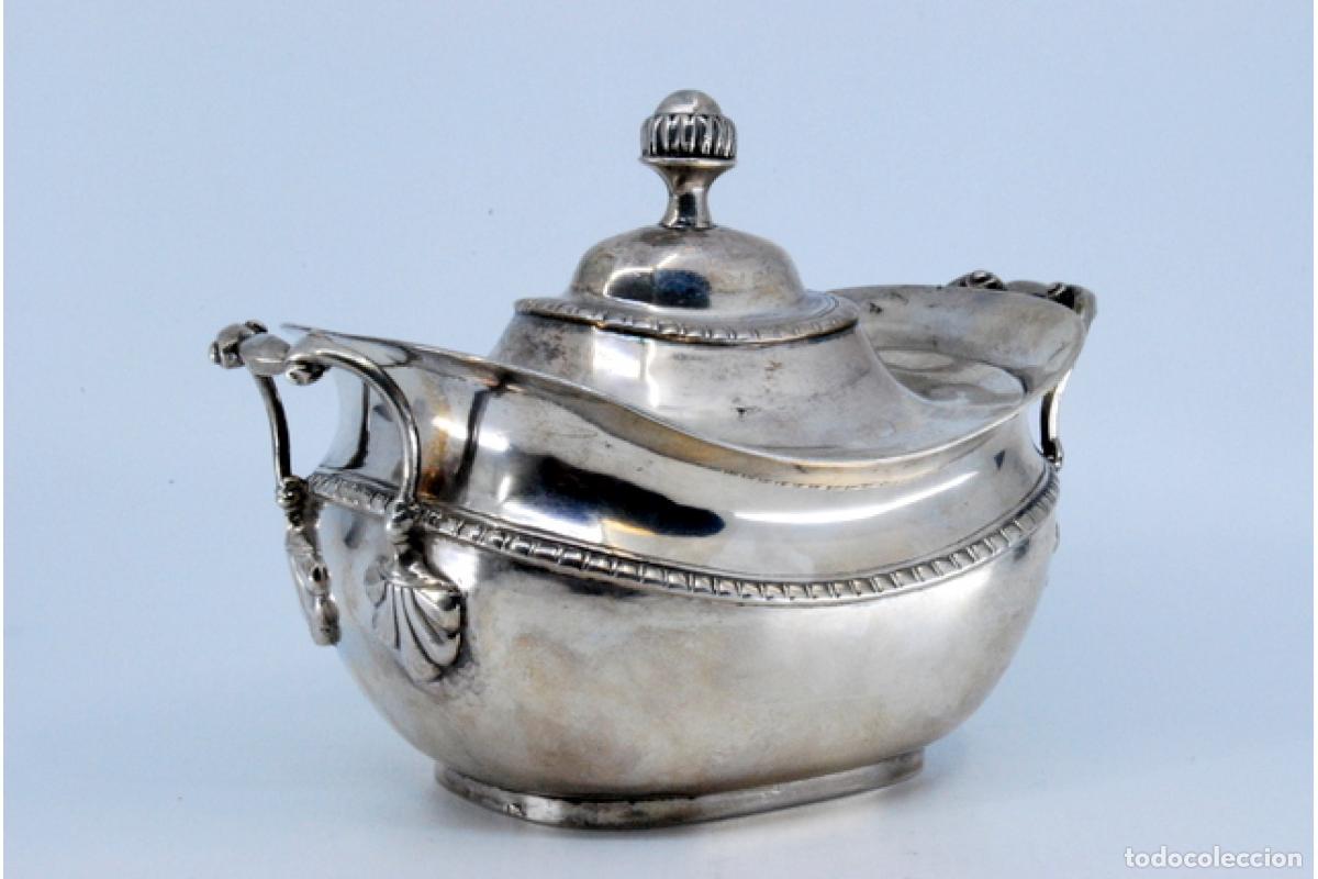 Antig&uuml;edades: azucarero de plata - Foto 8