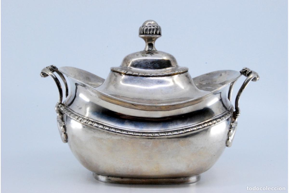 Antig&uuml;edades: azucarero de plata - Foto 10