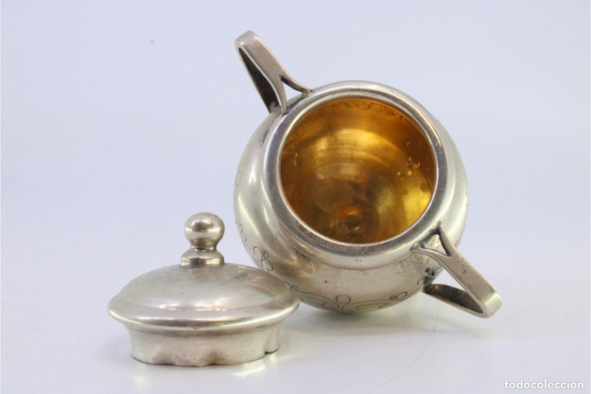Antig&uuml;edades: azucarero de plata - Foto 4
