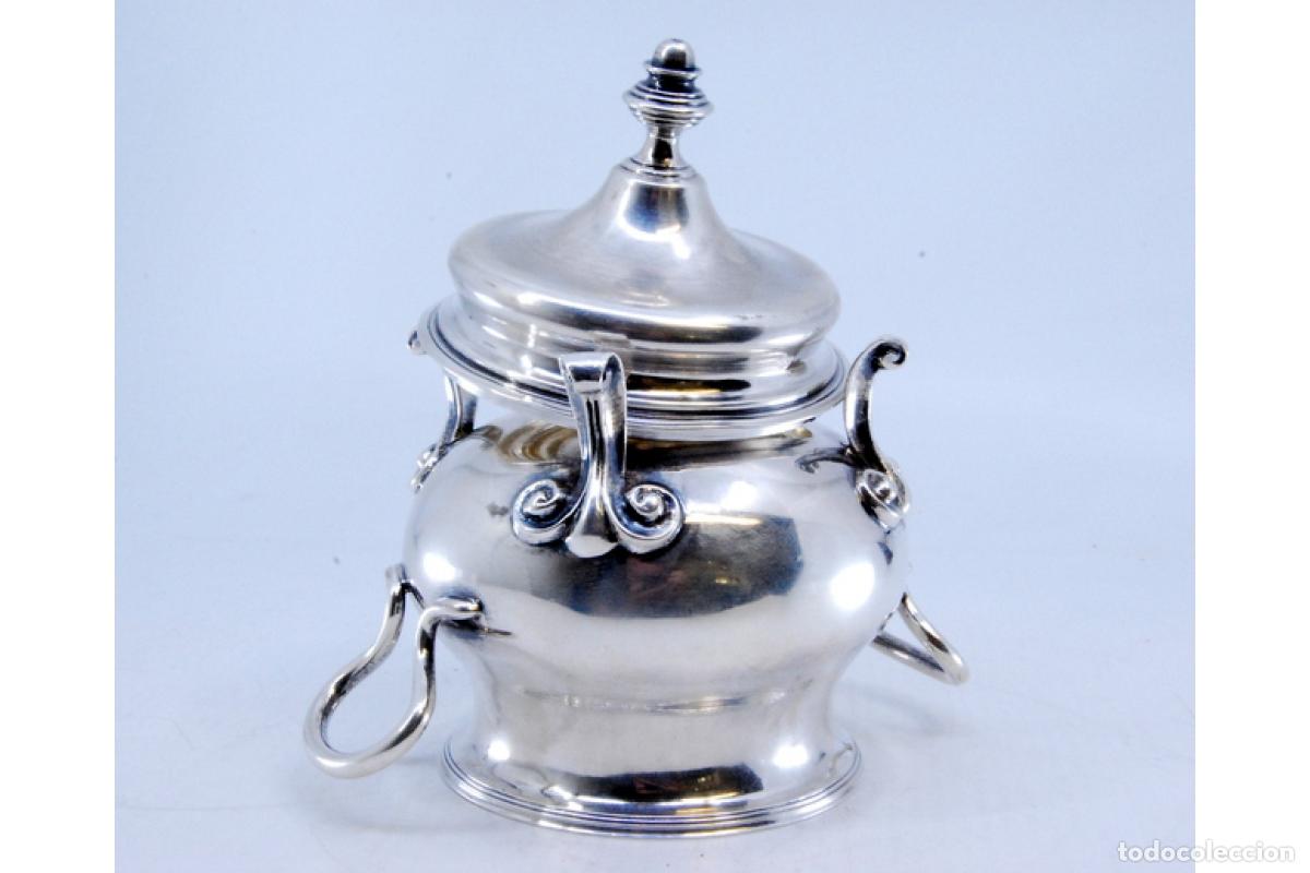 Antig&uuml;edades: azucarero de plata - Foto 3