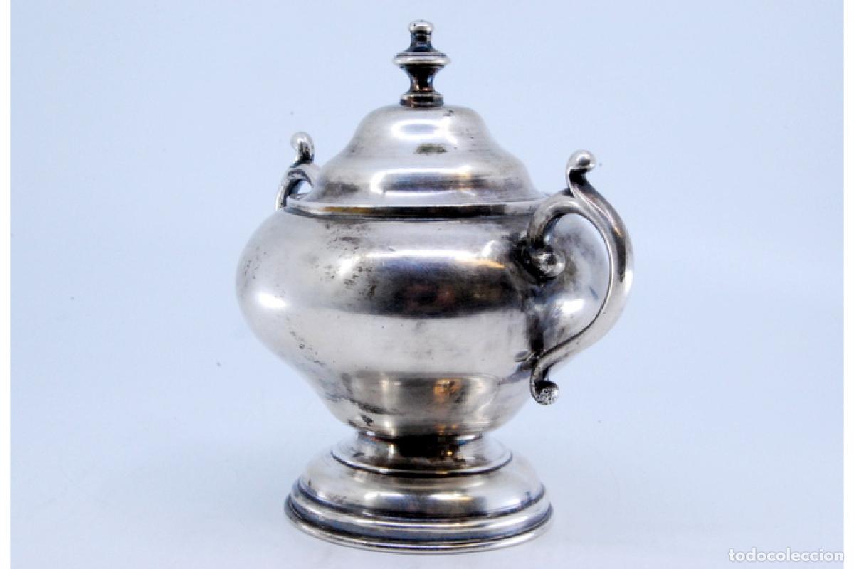 Antig&uuml;edades: azucarero de plata - Foto 2