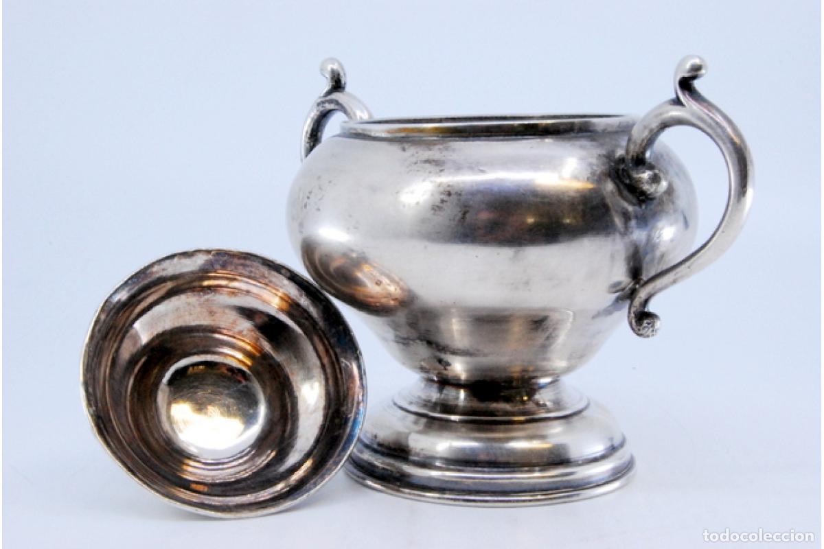 Antig&uuml;edades: azucarero de plata - Foto 6