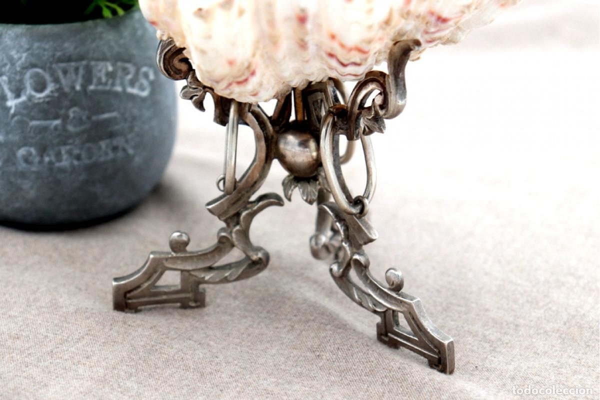 Antig&uuml;edades: Soporte para anillos de plata - Foto 6