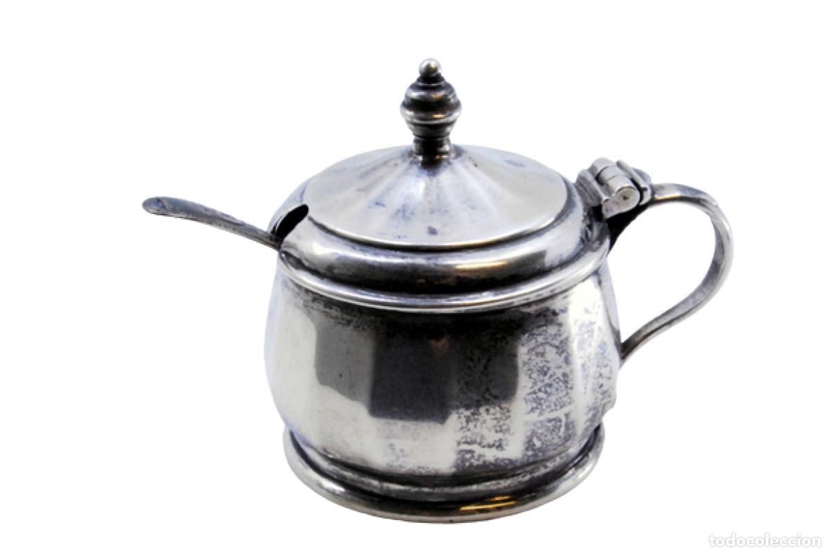 Antig&uuml;edades: azucarero de plata - Foto 1