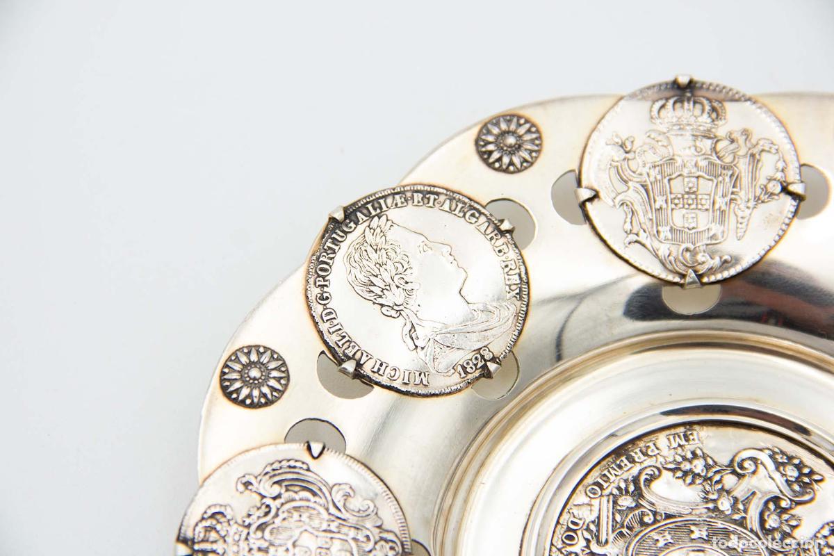 Antig&uuml;edades: Soporte para anillos de plata - Foto 3