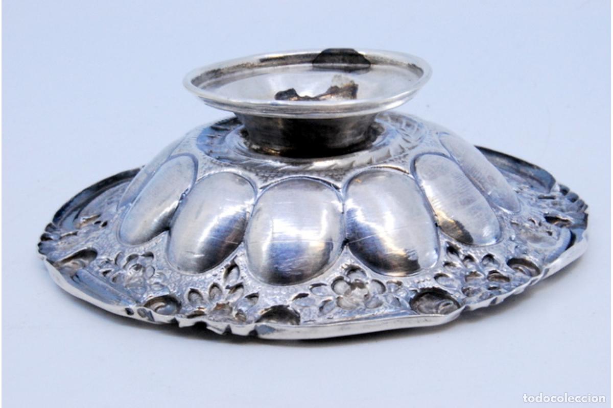 Antig&uuml;edades: Soporte para anillos de plata - Foto 4