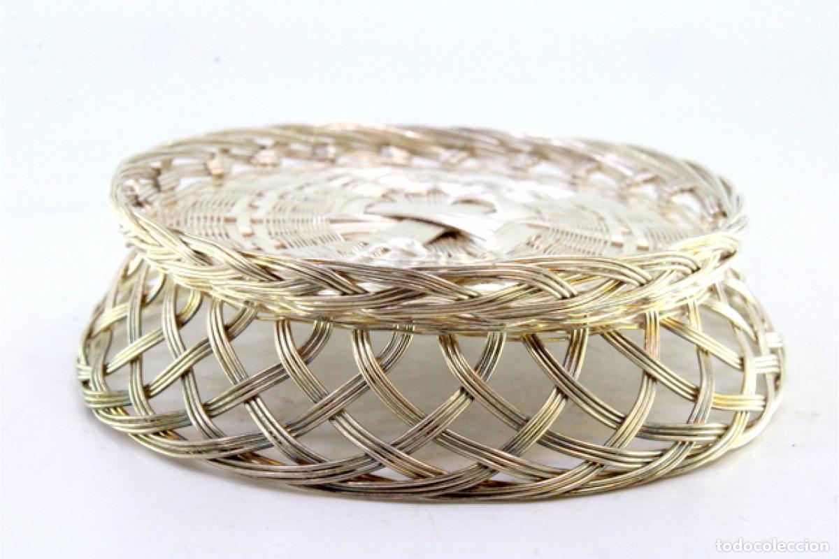 Antig&uuml;edades: Soporte para anillos de plata - Foto 2