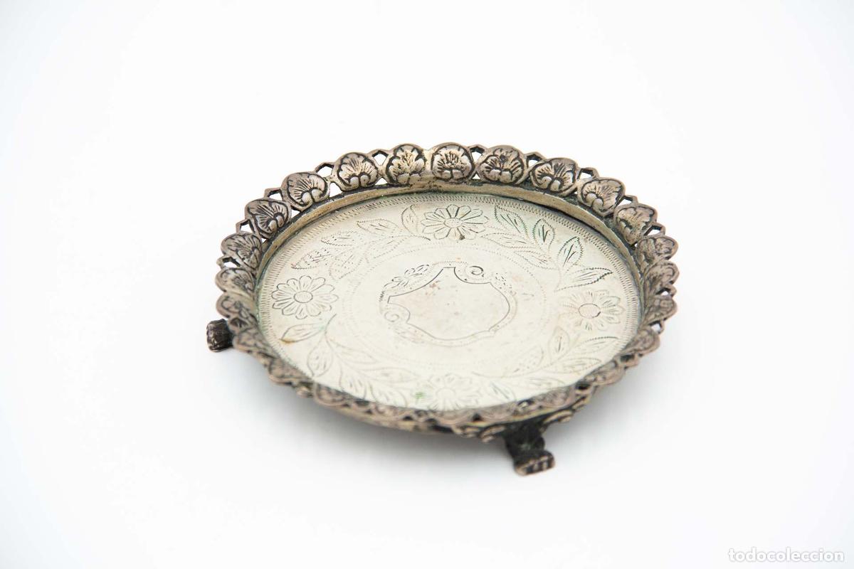 Antig&uuml;edades: Soporte para anillos de plata - Foto 1