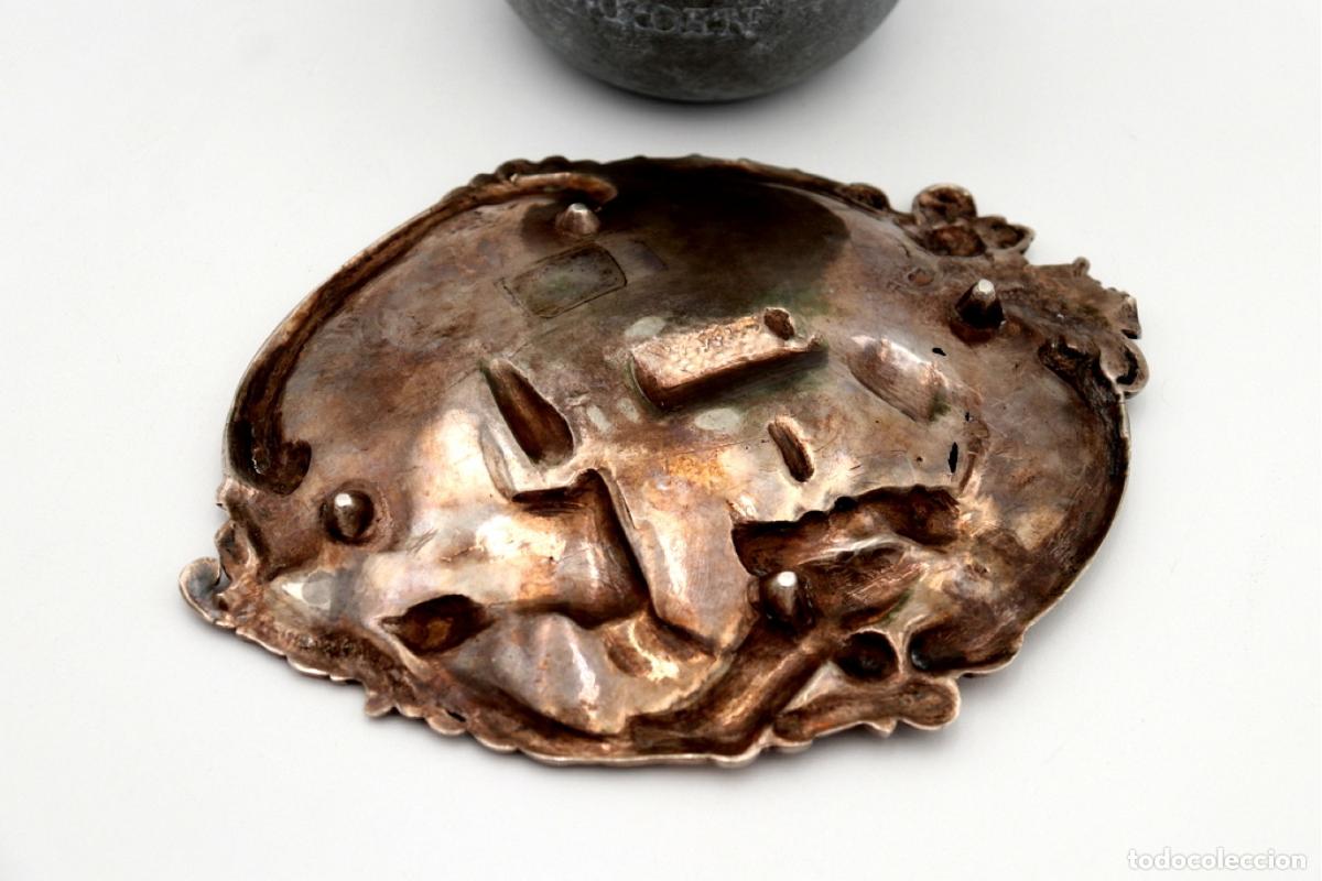 Antig&uuml;edades: Soporte para anillos de plata - Foto 2