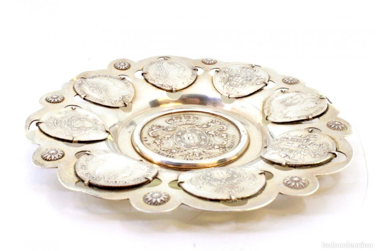 Antig&uuml;edades: Soporte para anillos de plata - Foto 3