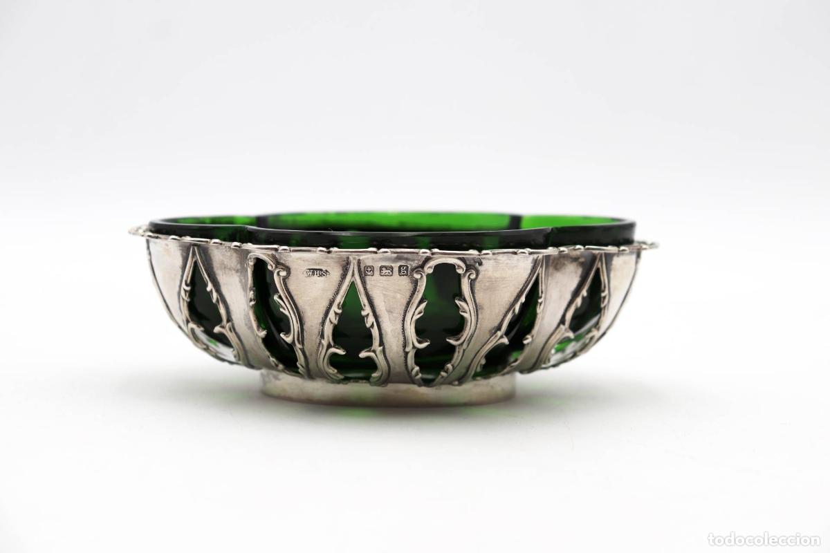 Antig&uuml;edades: Soporte para anillos de plata - Foto 3