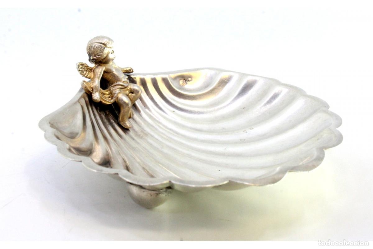 Antig&uuml;edades: Soporte para anillos de plata - Foto 2