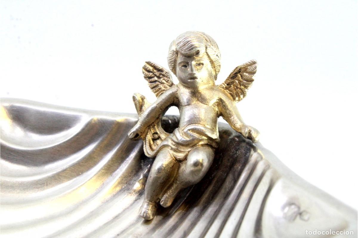 Antig&uuml;edades: Soporte para anillos de plata - Foto 4