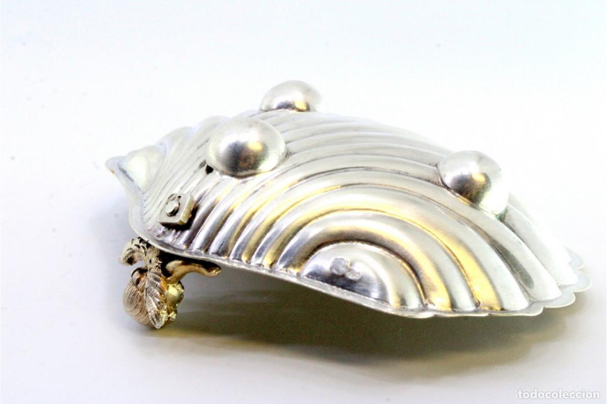 Antig&uuml;edades: Soporte para anillos de plata - Foto 5