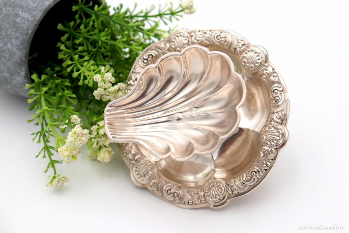 Antig&uuml;edades: Soporte para anillos de plata - Foto 3