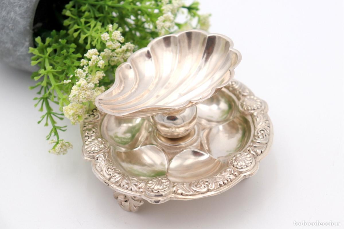 Antig&uuml;edades: Soporte para anillos de plata - Foto 1