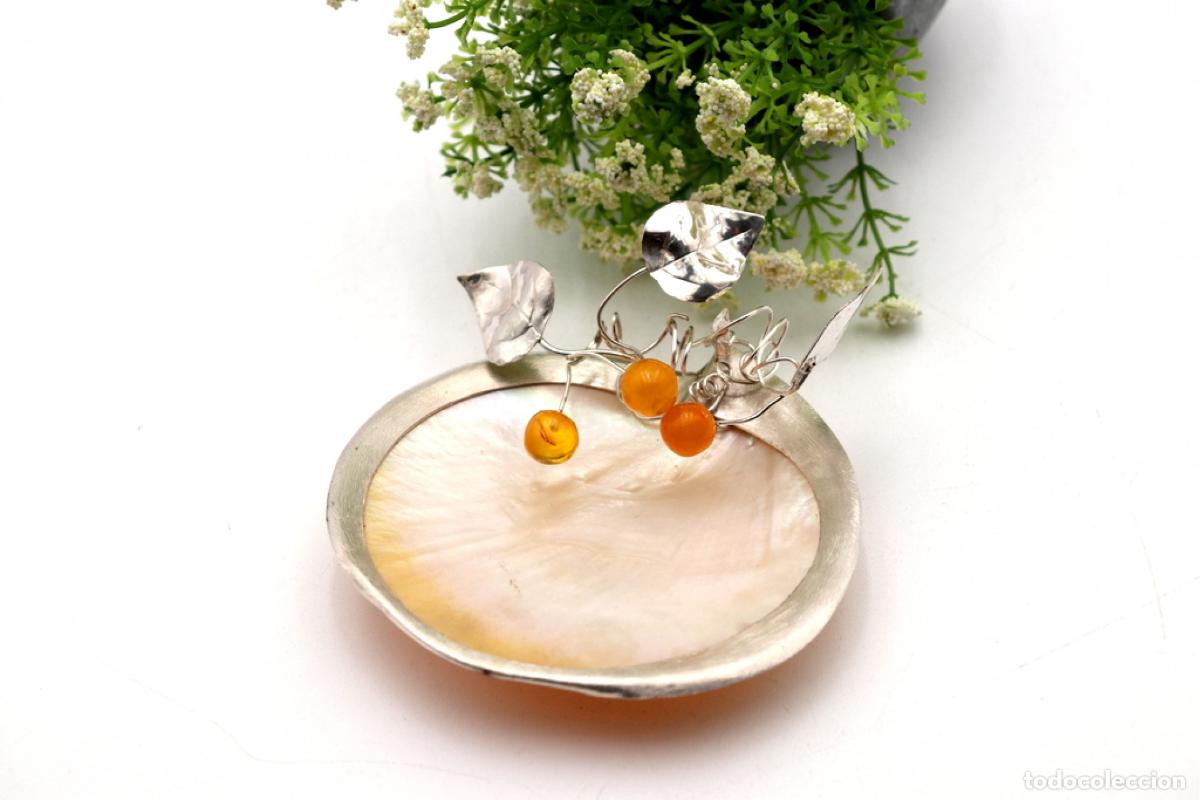 Antig&uuml;edades: Soporte para anillos de plata - Foto 1