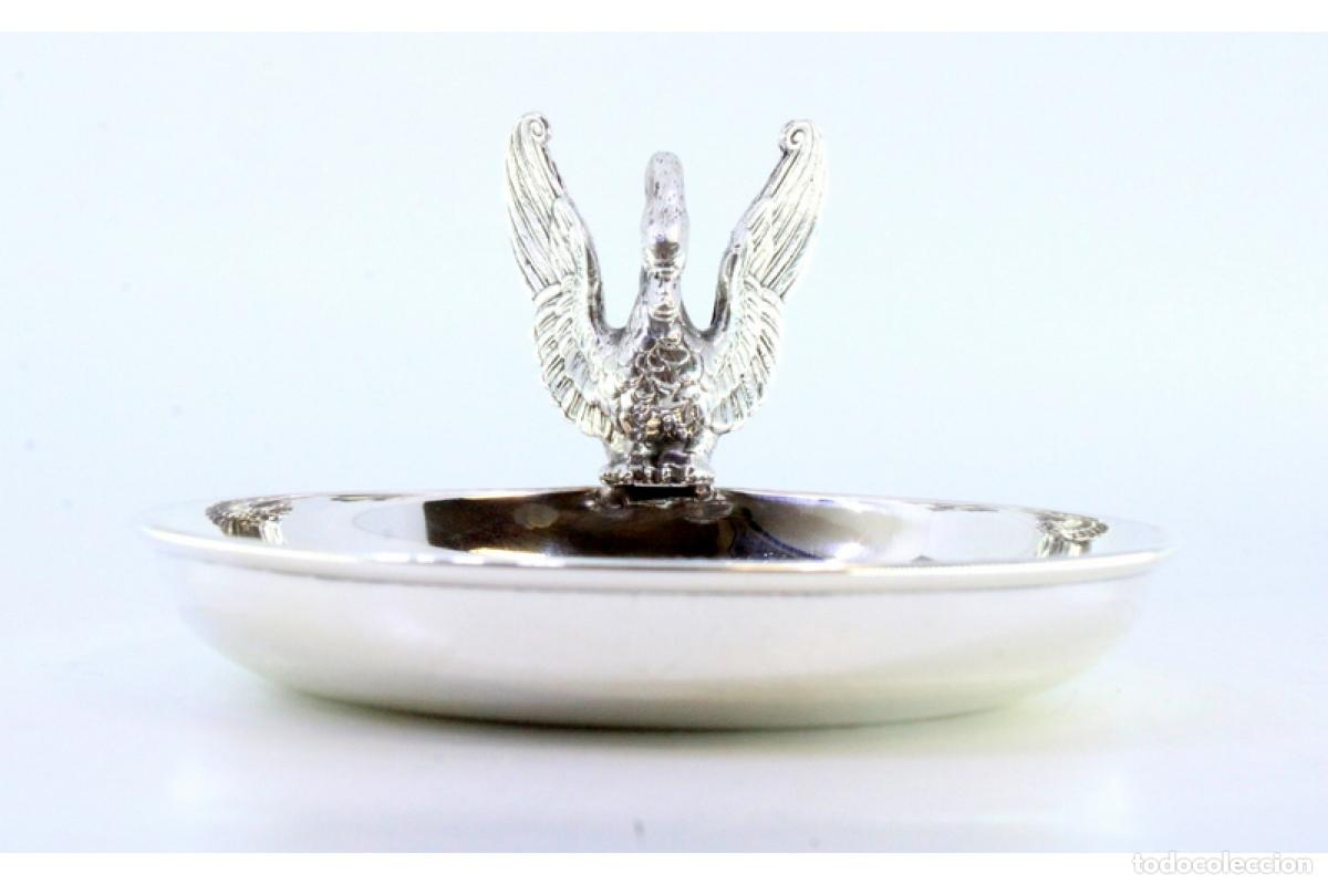 Antig&uuml;edades: Soporte para anillos de plata - Foto 2