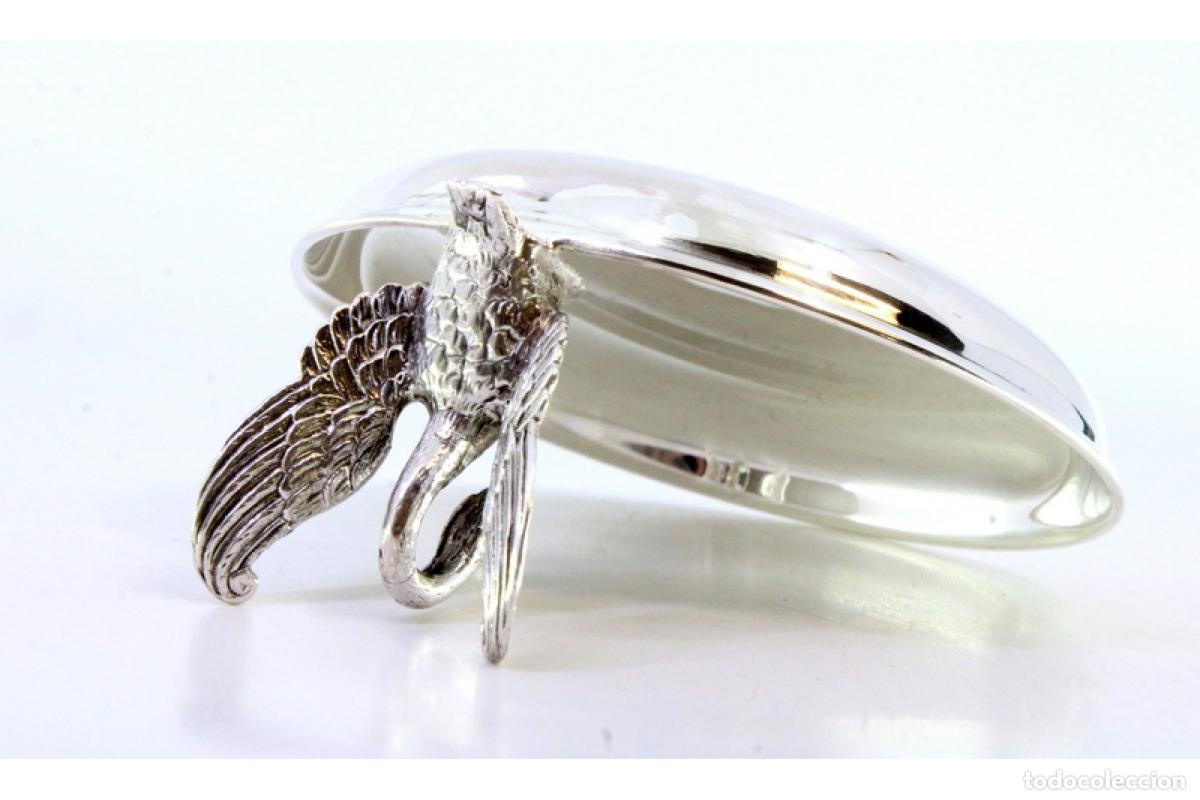 Antig&uuml;edades: Soporte para anillos de plata - Foto 5