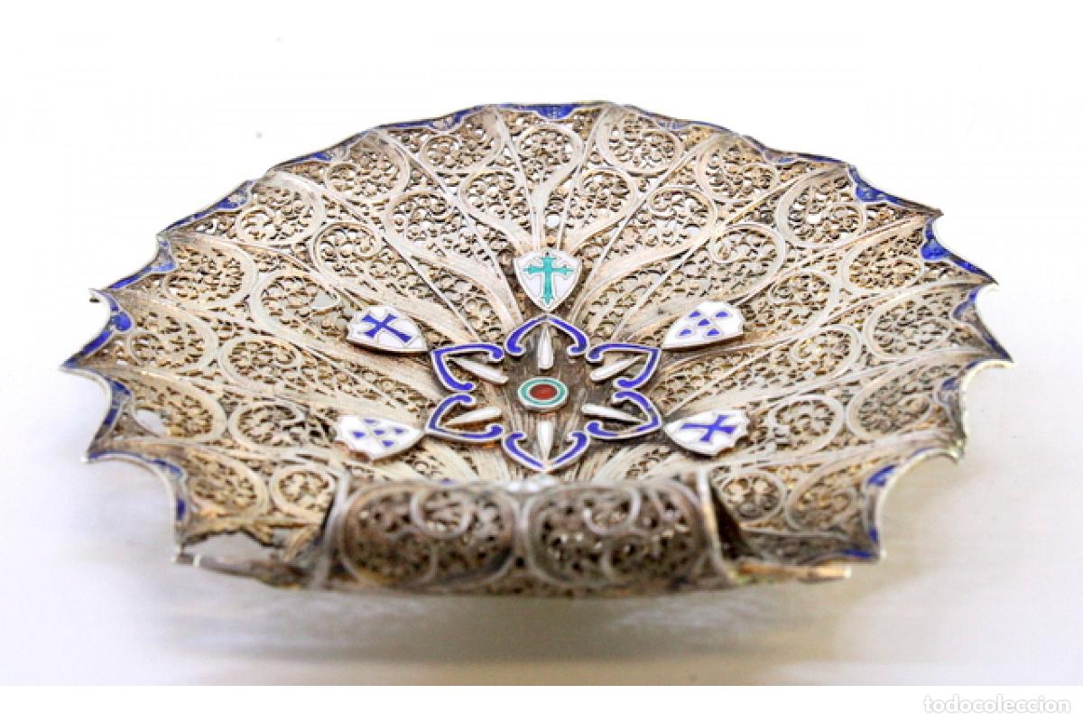 Antig&uuml;edades: Soporte para anillos de plata - Foto 4