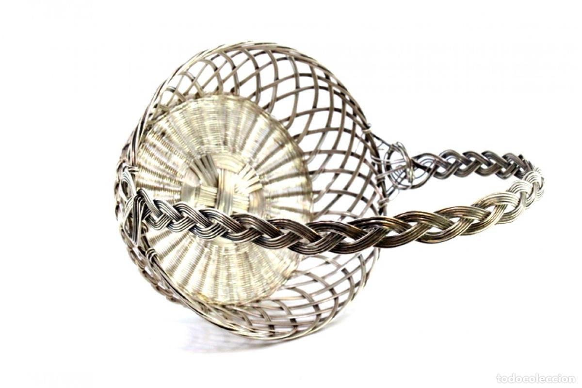 Antig&uuml;edades: Soporte para anillos de plata - Foto 4