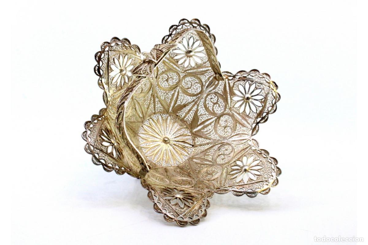 Antig&uuml;edades: Soporte para anillos de plata - Foto 4