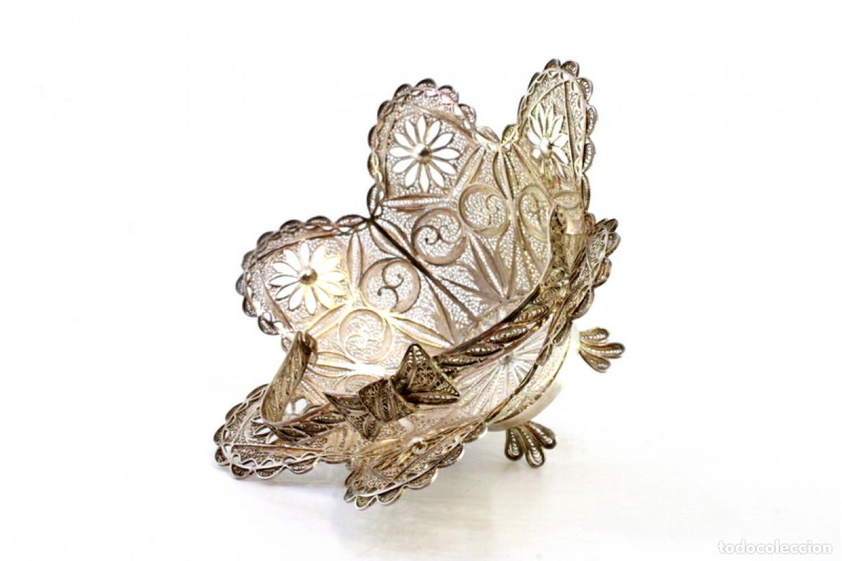Antig&uuml;edades: Soporte para anillos de plata - Foto 5