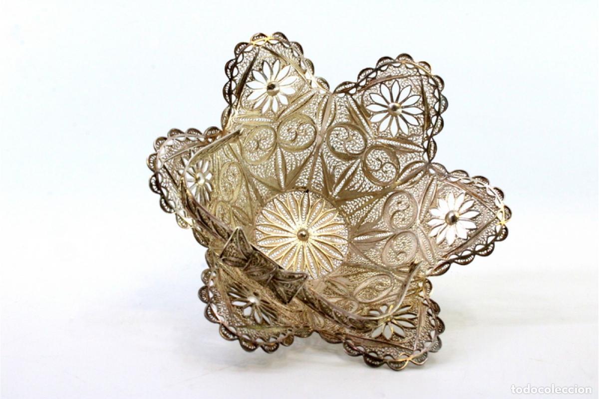Antig&uuml;edades: Soporte para anillos de plata - Foto 6