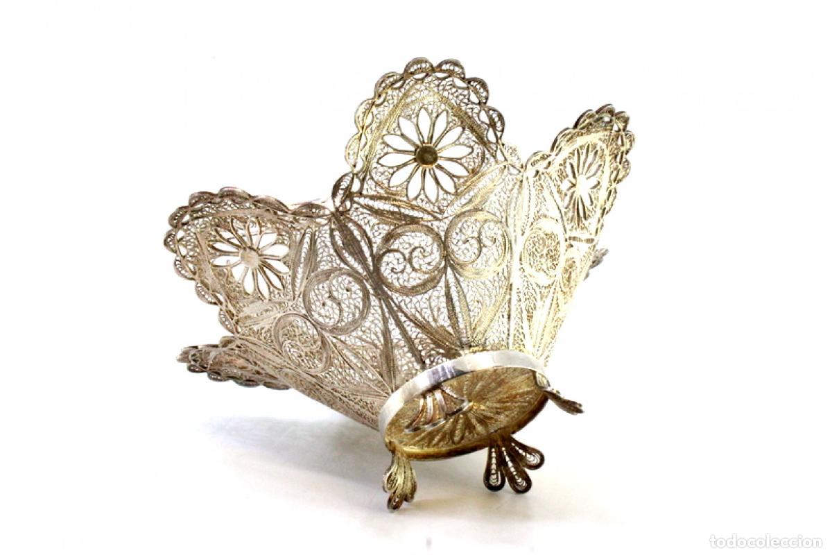 Antig&uuml;edades: Soporte para anillos de plata - Foto 7