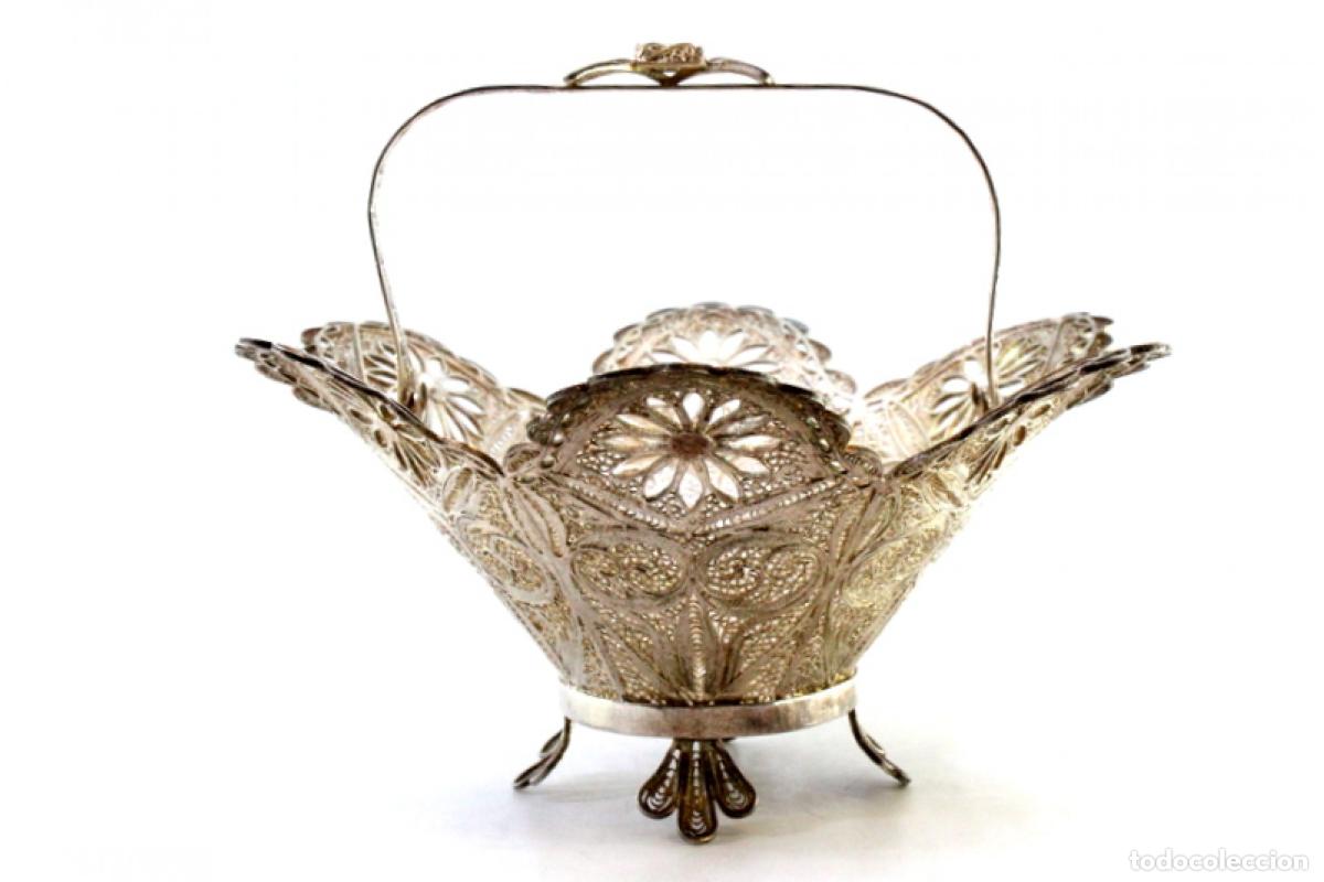 Antig&uuml;edades: Soporte para anillos de plata - Foto 8