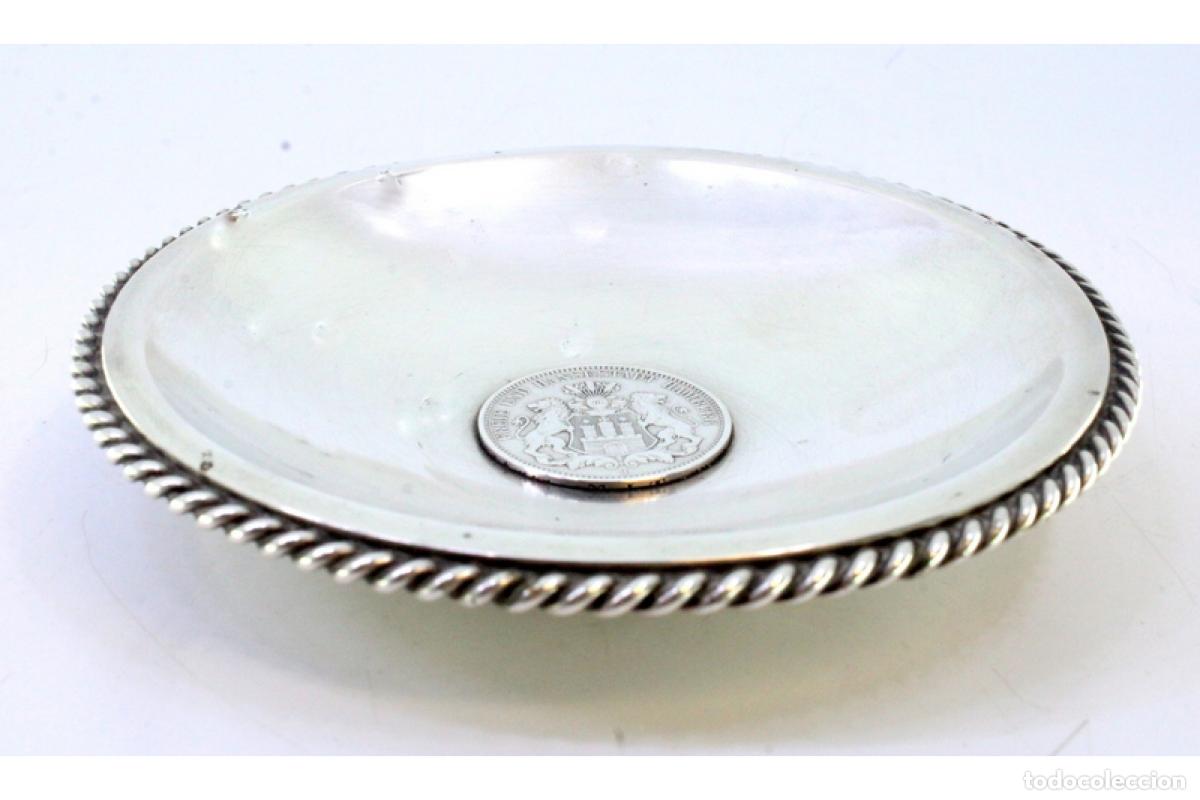 Antig&uuml;edades: Soporte para anillos de plata - Foto 2